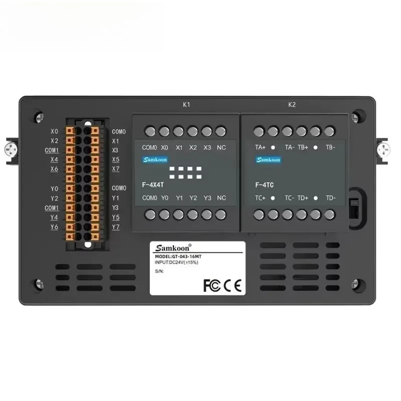 Фото Samkoon HMI с PLC серии GT GC, 4.3-дюймовый HMI PLC «все в одном» GT GC 043 GT-043-16MT GT-043-16MR GC-043-16M-C GC-043-16M2AI-C №3