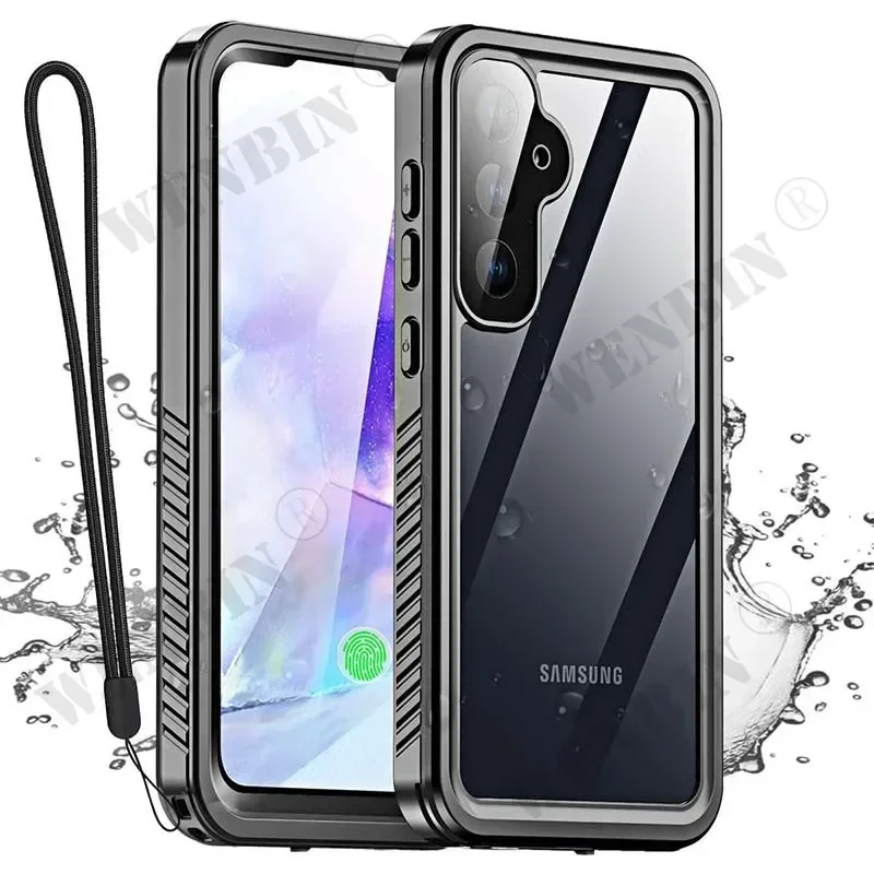 Водонепроницаемый чехол для Samsung S24 S23 S22 S21 Ultra FE A55 A35 A15 A25 A54