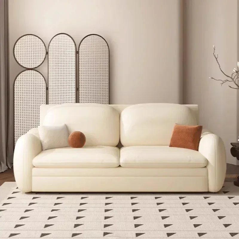 Nordic Kawaii White Lazzy Living Folding Lounge Divani Soggiorno Мебель для дома