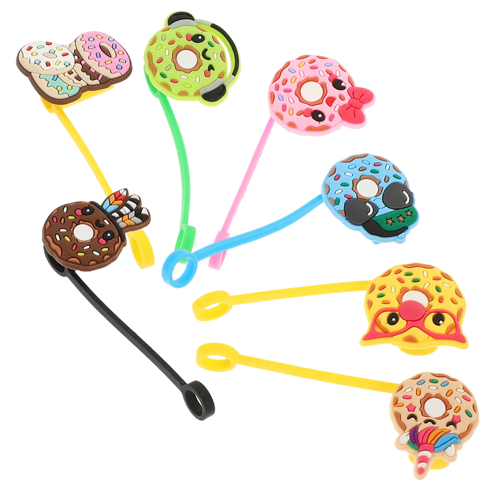 

Straw Cover Protection Covers Personalized Novelty Silicone Caps Straws End Tips