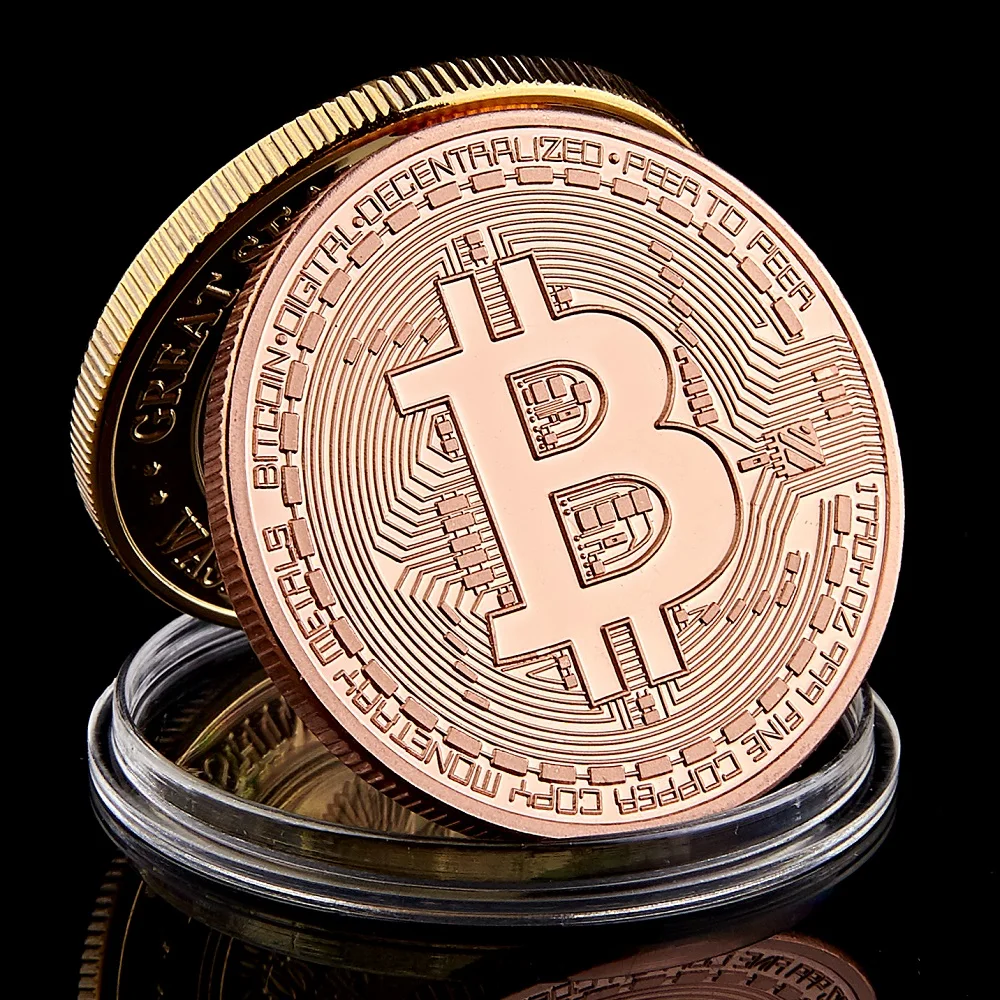 

Бронзовая сувенирная монета Casascius Bit BTC