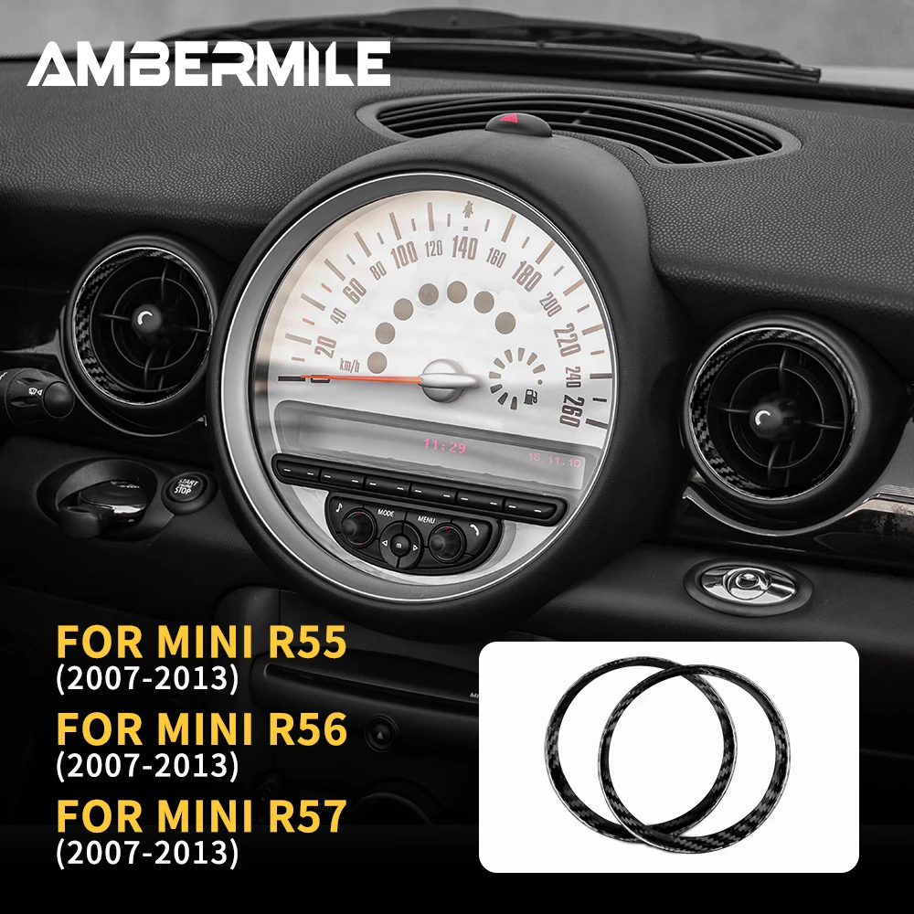 Для Mini Cooper R55 R56 R57 2007-2013 центральная консоль вентиляционная решетка рамка круглая