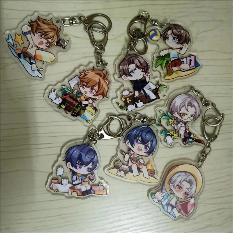 

4 шт./набор, брелки для ключей с рисунком из аниме «слезы темиса»