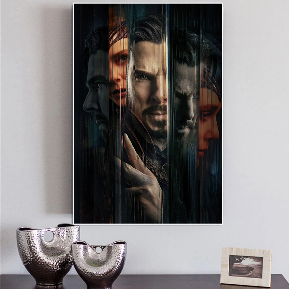 Постер с доктором странным из мультфильма безумие Картина на холсте