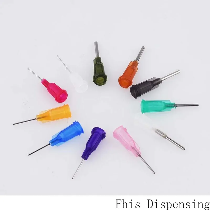 Дозирующие иглы 14-27 г со стандартом ISO полипропиленовый колпачок с замком длина