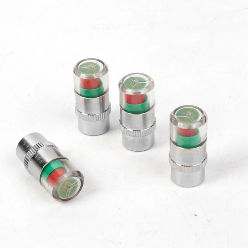 

4 шт. индикатор давления в автомобильных шинах, датчик крышки клапана, внешний клапан обнаружения манометра в шинах, индикатор оповещения, мониторинг