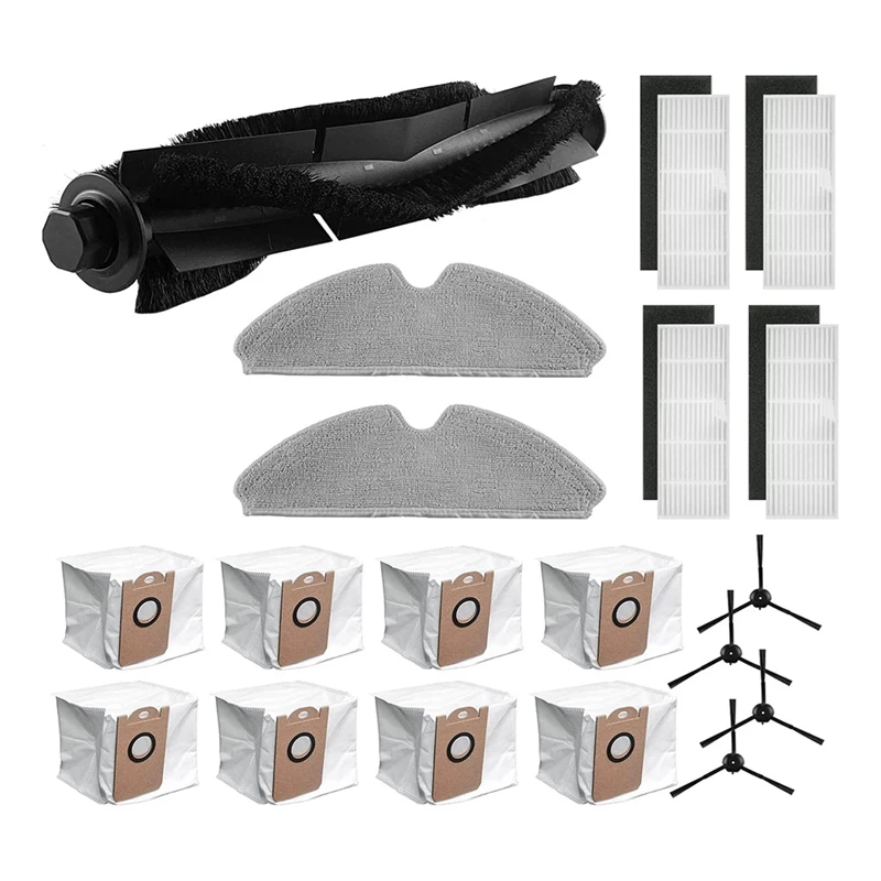 

Main Brush Dust Bag Filters Main Rolling Brushes Mop Cloths Cleaning Pads For Proscenic M7 Pro Vacuum Cleaner Accessories