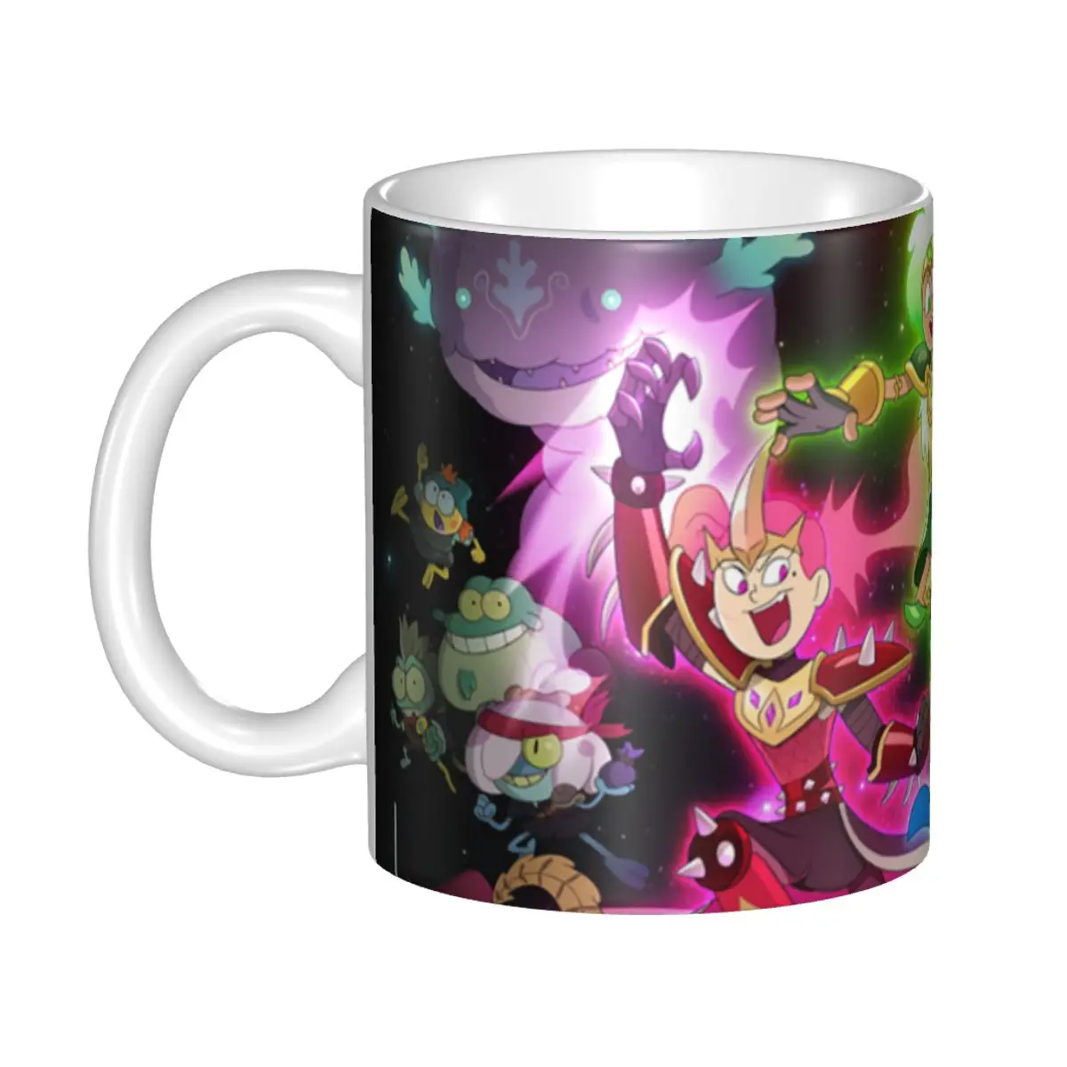 

DIY Amphibias Calamity Powers Ceramic Mugs Custom Horror Comedy Cartoon Coffee Cups Creative Gift Outdoor Work Camping Beer Mug