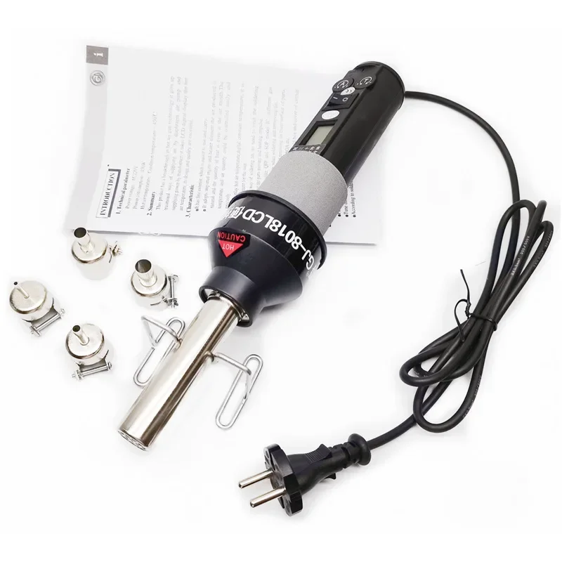 Пластиковый сварочный пистолет с горячим воздухом горелка насадкой роликовый