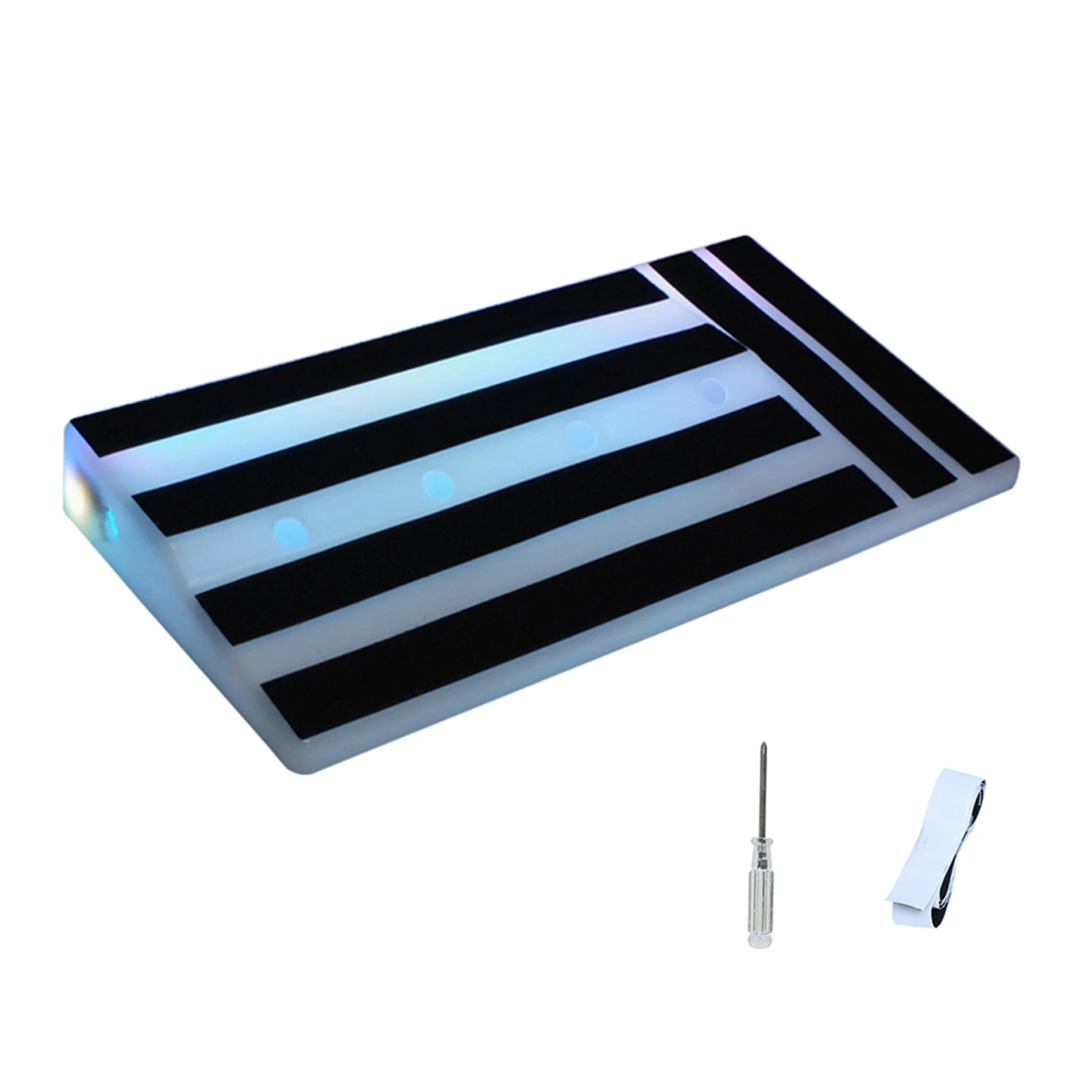 

Rustproof Guitar Effects Pedal Board ABS Magic Tape Musical Instruments DIY Pedalboard Replacement Parts Universal Waterproof