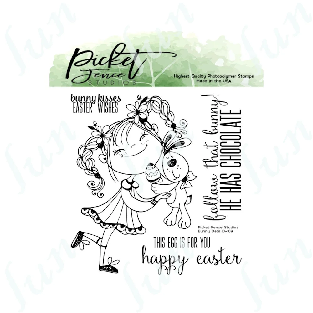 

Bunny Dear Clear Silicone Stamps Hot 2022 Arrival New Paper Craft Knife Mould Diy Scrapbooking Greeting Card Coloring Decoration