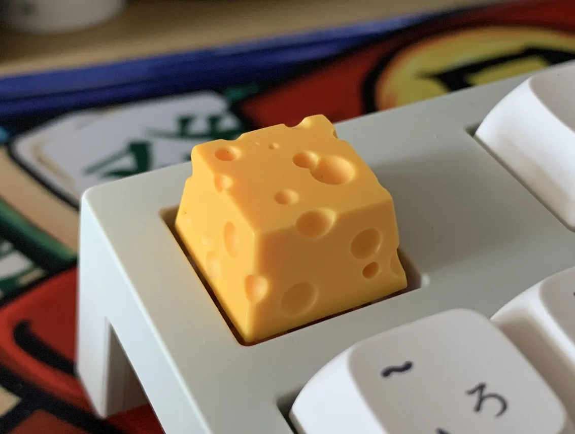 R4 OEM смола keycap Cheese Ручная работа для механической клавиатуры mx | Компьютеры и офис