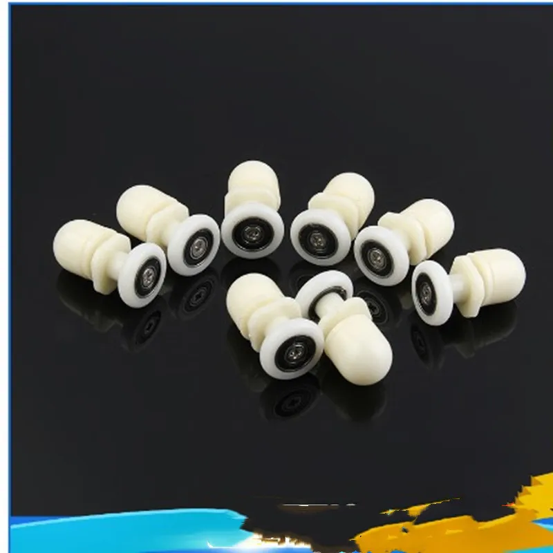 

Free shipping 8 Shower door rollers runners wheels pulleys Diameter of the wheel ( 20MM-27MM) shower room pulley