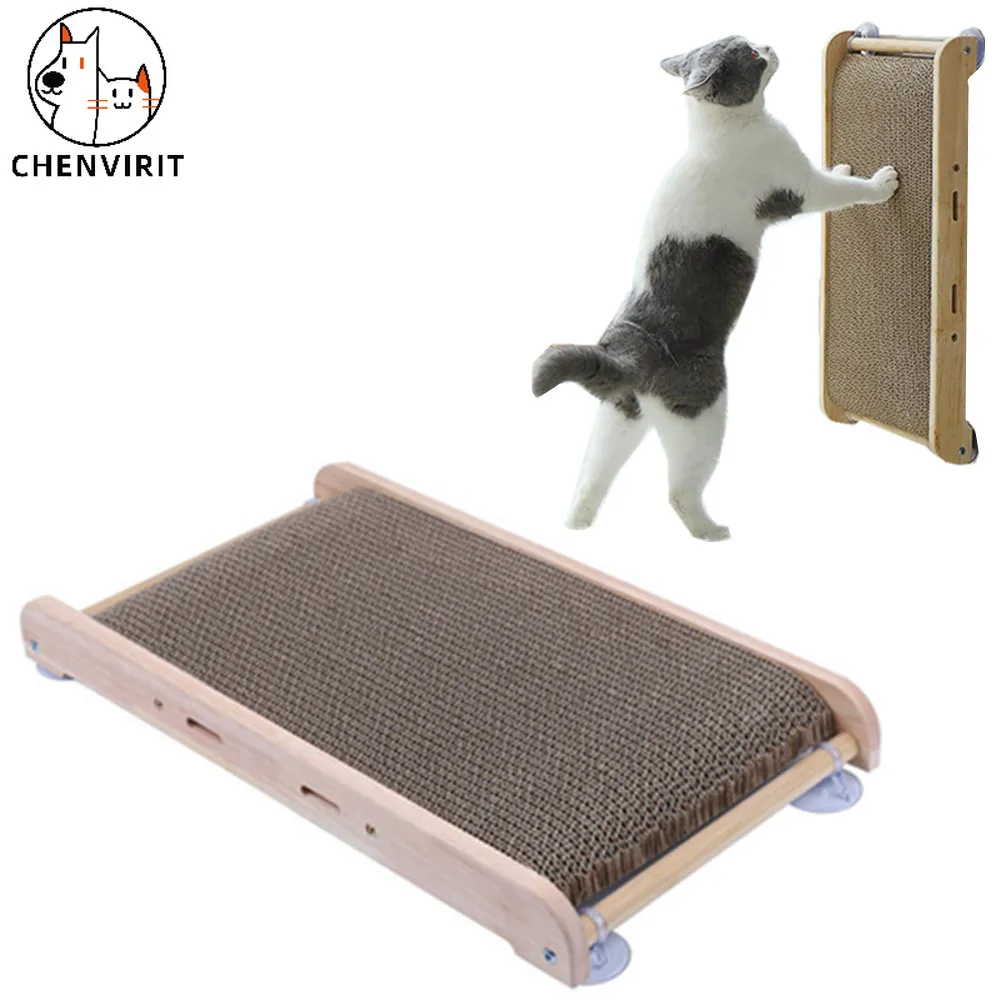 Когтеточка для кошек защитная от царапин картонная настенная игровой площадки