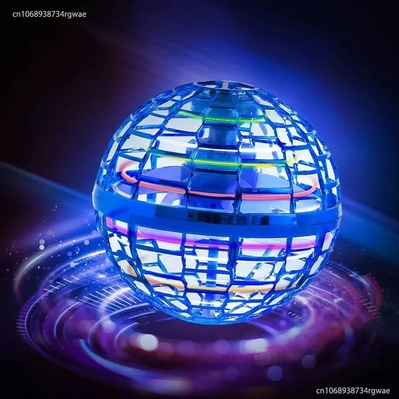 

Летающий шар Timethinker, вращение на 360 °, UFO светящаяся плавающая Toy с шипами, подходит для детей и взрослых в помещении и на открытом воздухе