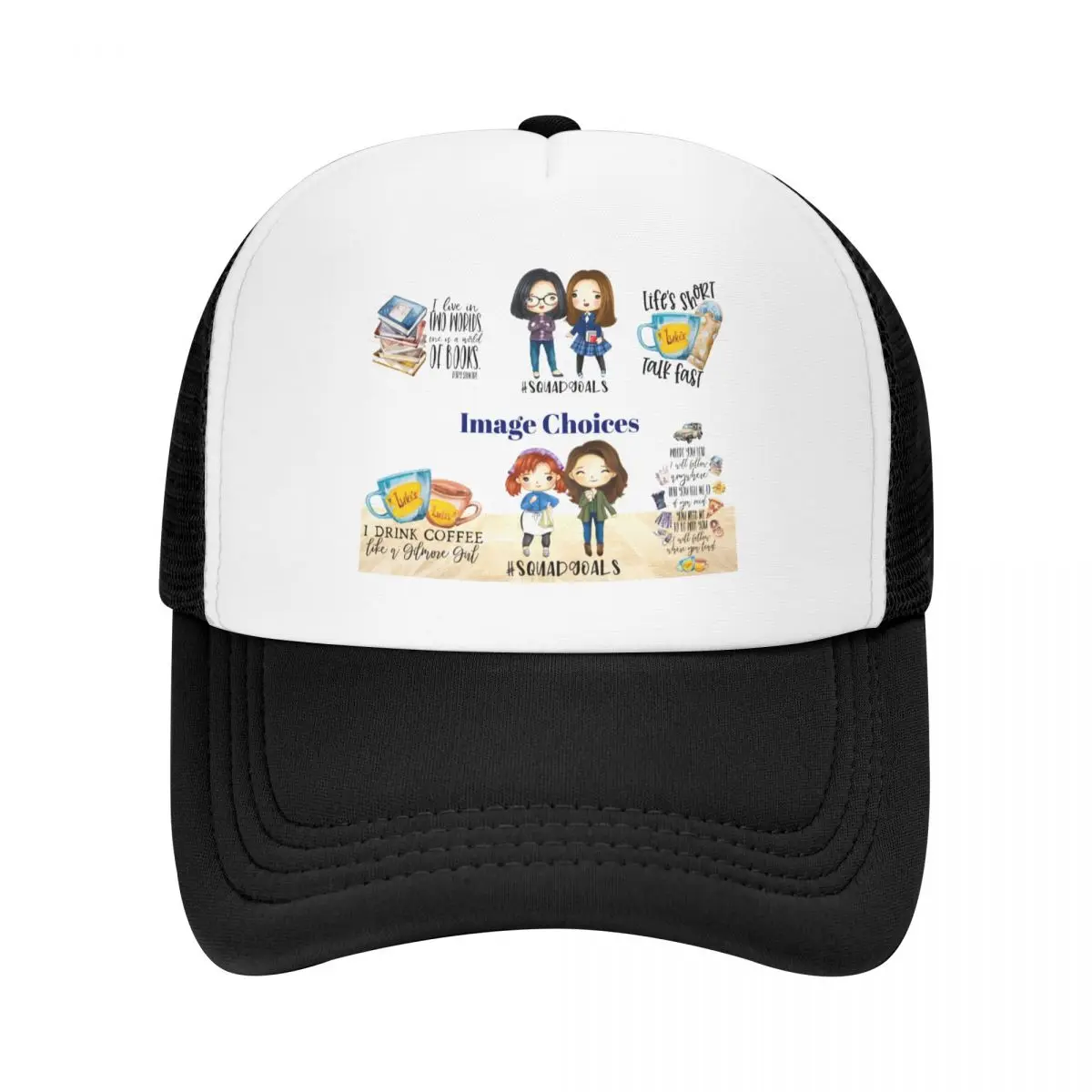 

Punk Cartoon Gilmore Girls Baseball Cap Men Women Adjustable Trucker Hat Sports