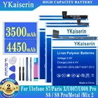 Аккумулятор ykaisin для Ulefone S7 S8 PRO U007 U008 Pro Paris X Mix 2 Metal Gemini Pro MTK6737, аккумулятор большой емкости с бесплатными инструментами