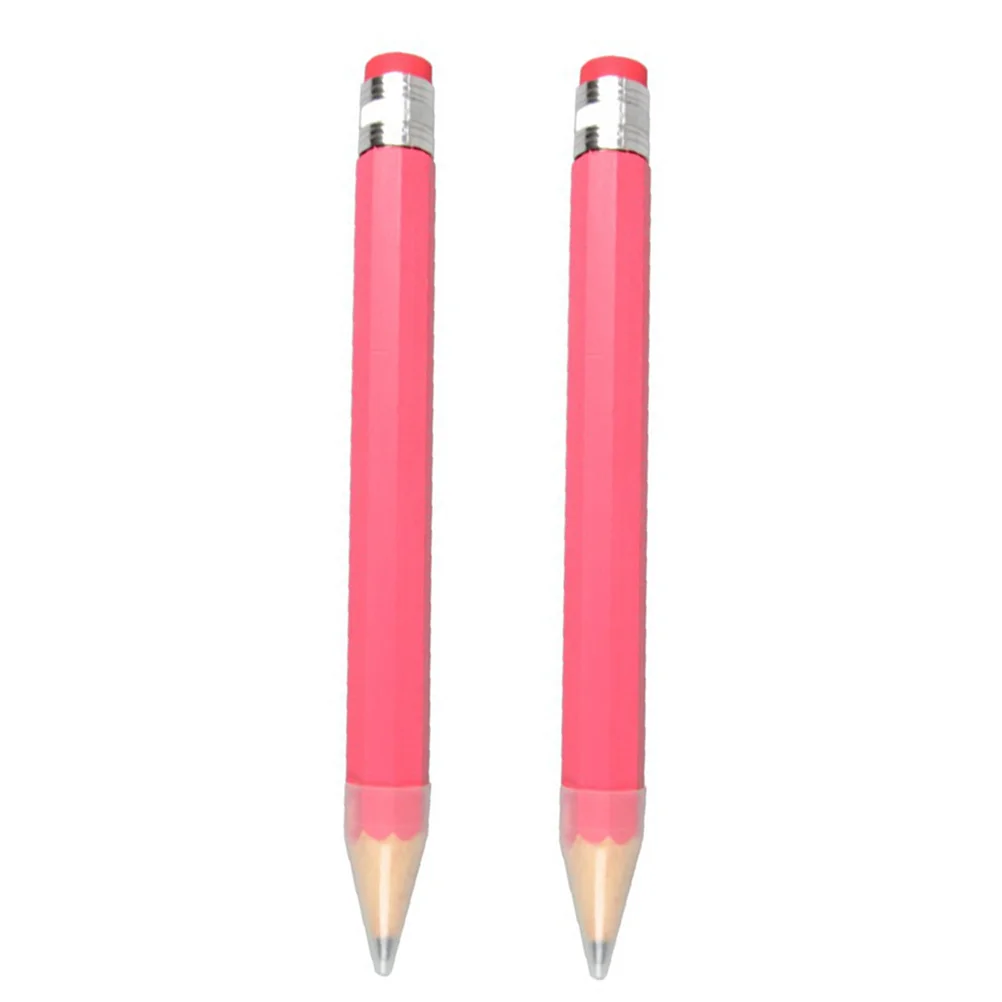 

2pcs 35cm Wooden Large Drawing Writing Painting Mark Stationery Props (Random Pink Color System)