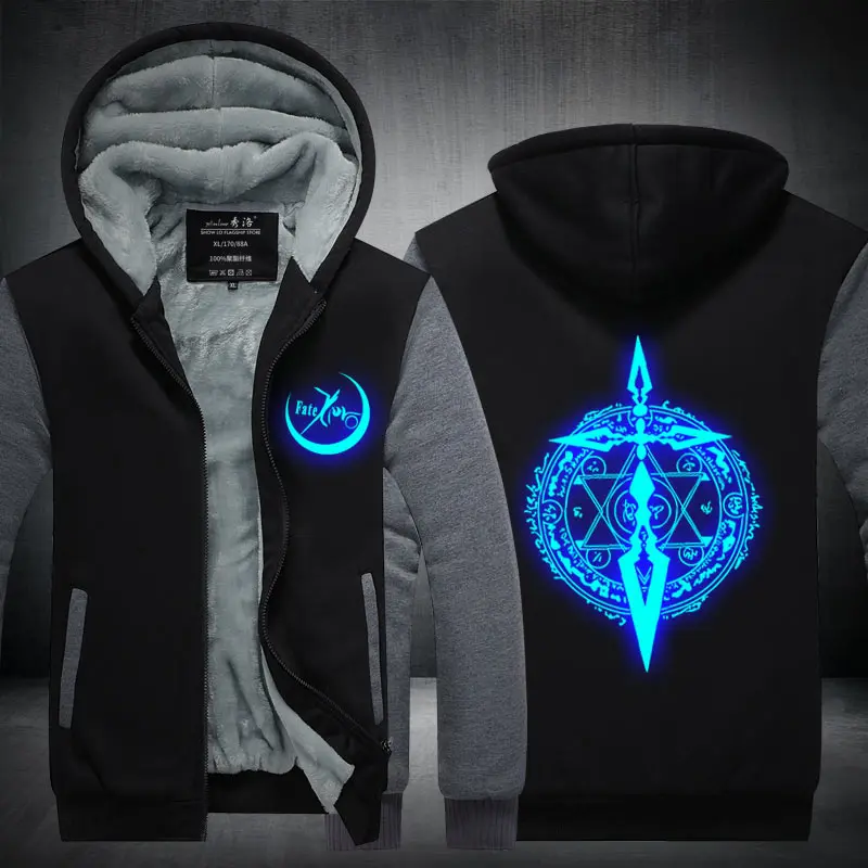 

Anime Fate Stay Night Luminous Hoodie Fate/Grand Order FGO Saber Alter Joan of Arc Unisex 3D Hoodie Zipper Hooded Jacket Outwear