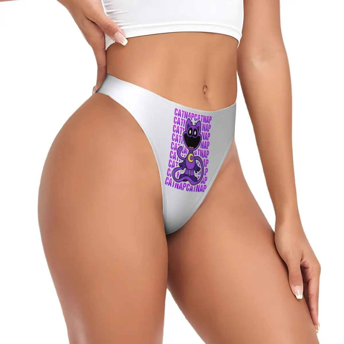 Пользовательские улыбающиеся трусики с большим ртом и животными на день собаки