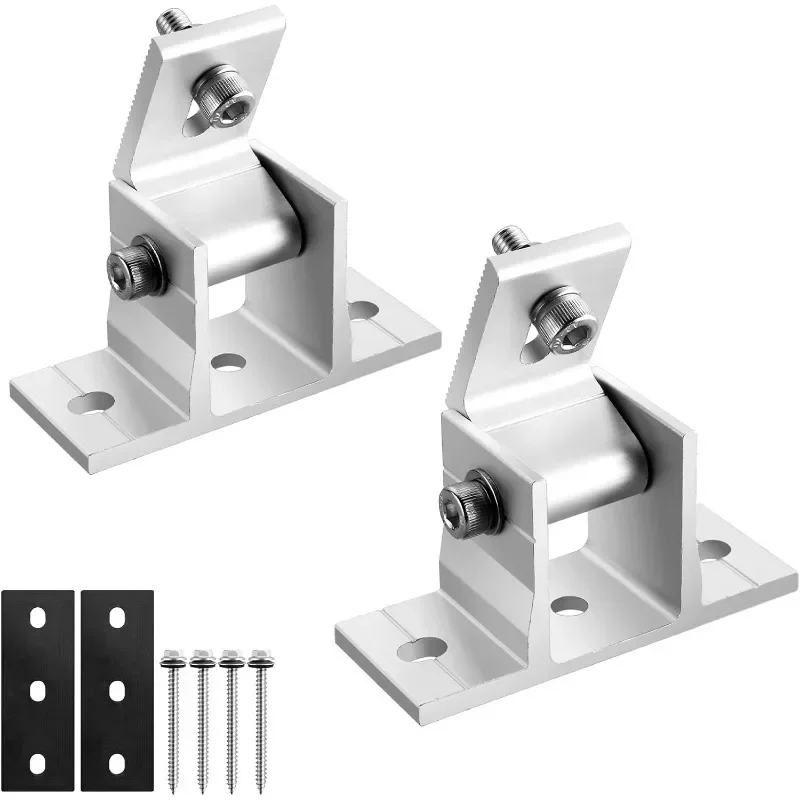 

2 шт., алюминиевые Кронштейны для солнечной панели с 4 винтами