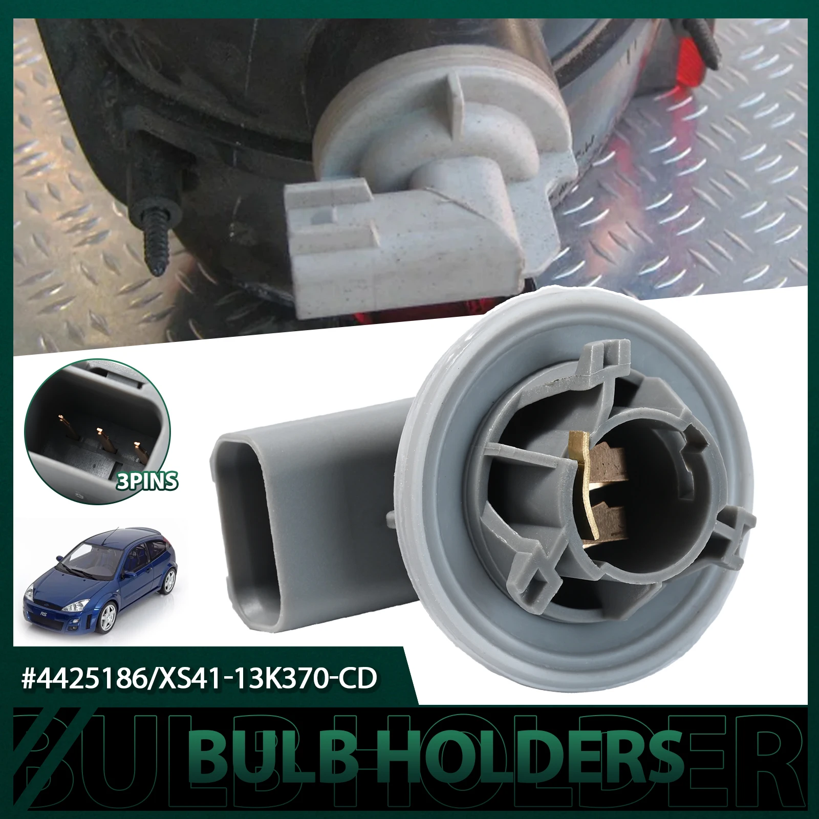 Автомобильный задний стоп-сигнал фонарь цоколь лампы патрон для Ford Focus MK1 MK2 1998-2008