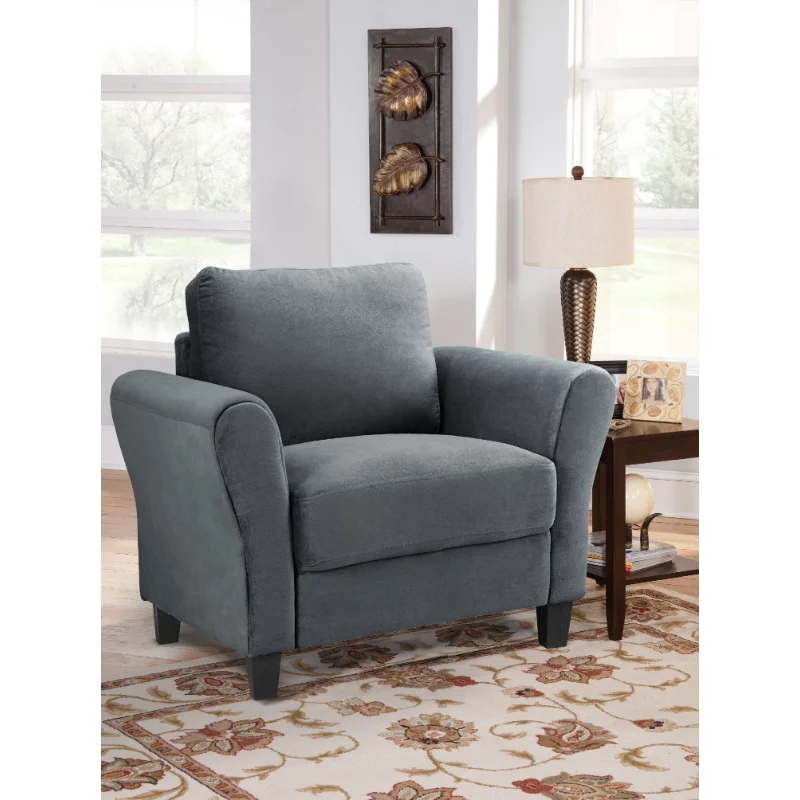 

Lifestyle Solutions Alexa Club Chair, Gray Fabric