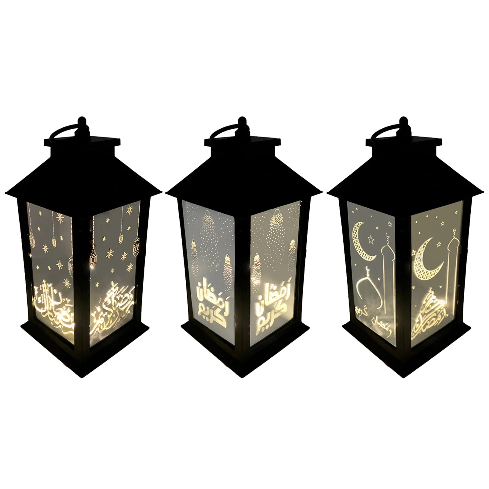 

Eid Ramadan Mubarak LED Lantern Light Moon Star Home Ornament