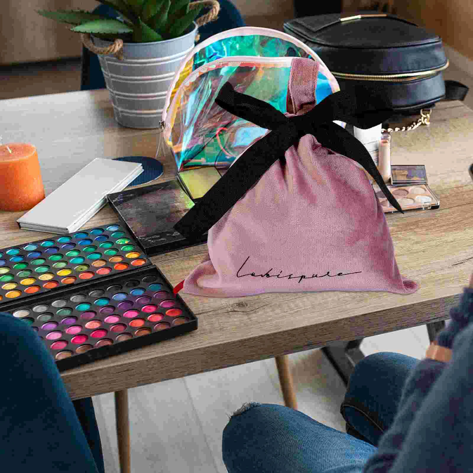 2 шт. сумка на шнурке косметичка-органайзер для макияжа портативные дорожные