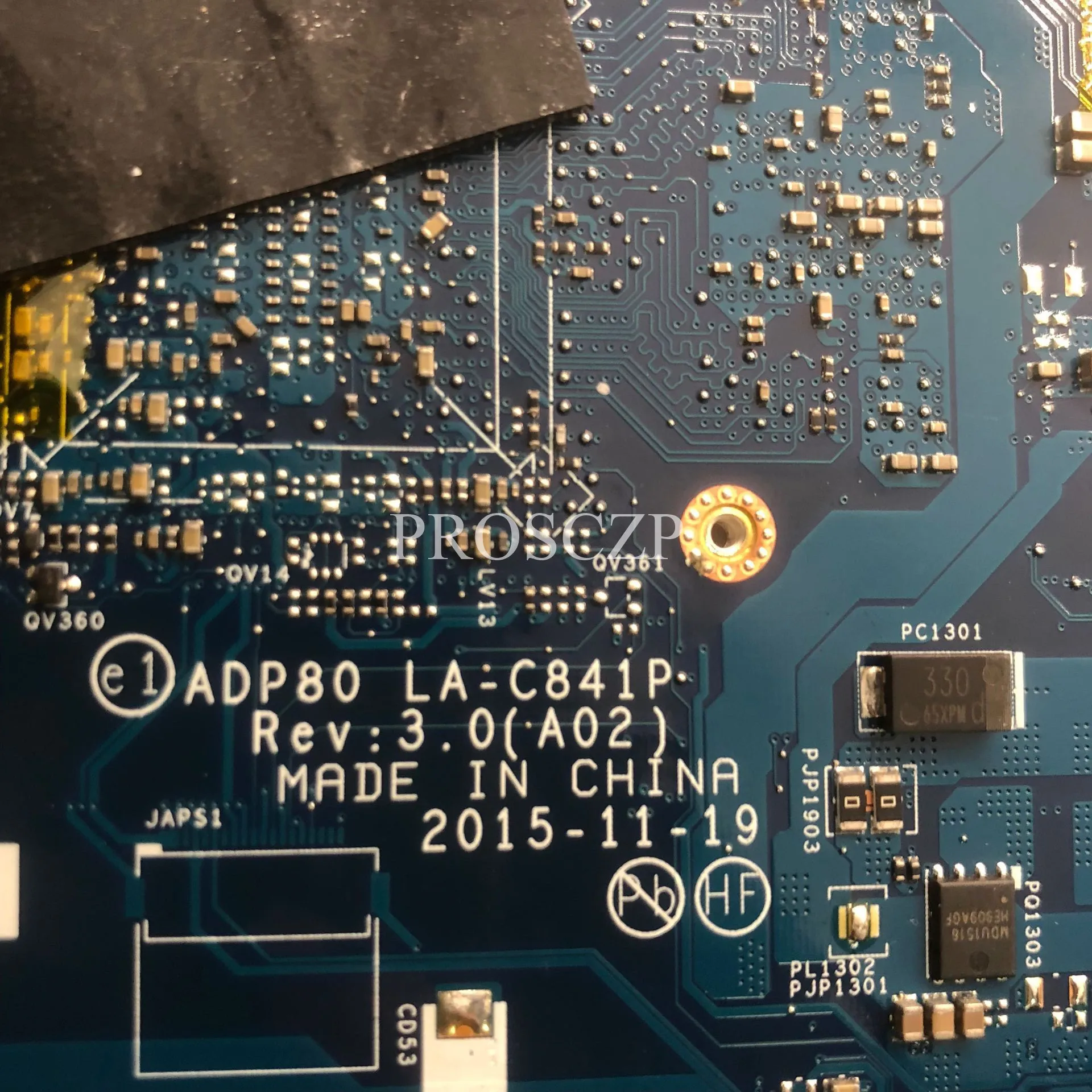 Рисунок 4 - CN-0N98Y6 0N98Y6 N98Y6 ADP80 LA-C841P