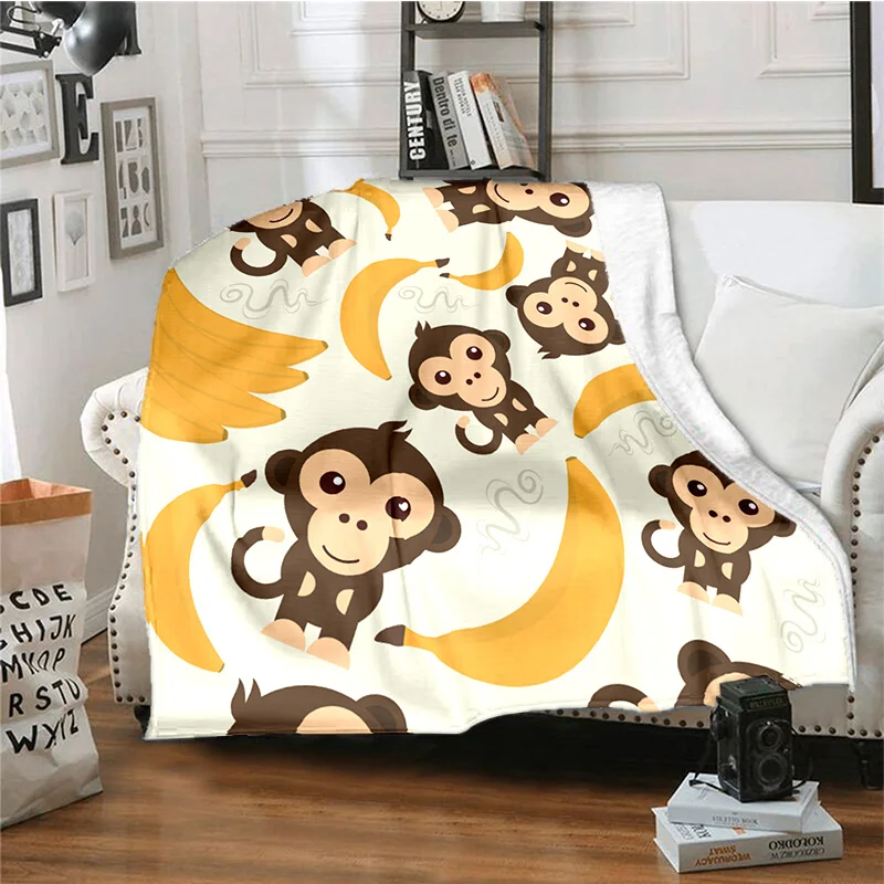 

Cartoon Anime Pattern Manta Sofa Bed Cover Soft Blanket Plaid Soft Warm Flannel Throw Noon Break Blankets Fans Gif