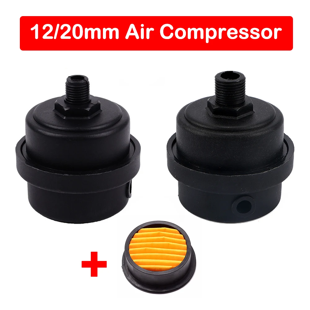 Parts Intake Filter Noise Muffler Silencer 1/2'' 1/4'' Thread Air Filter