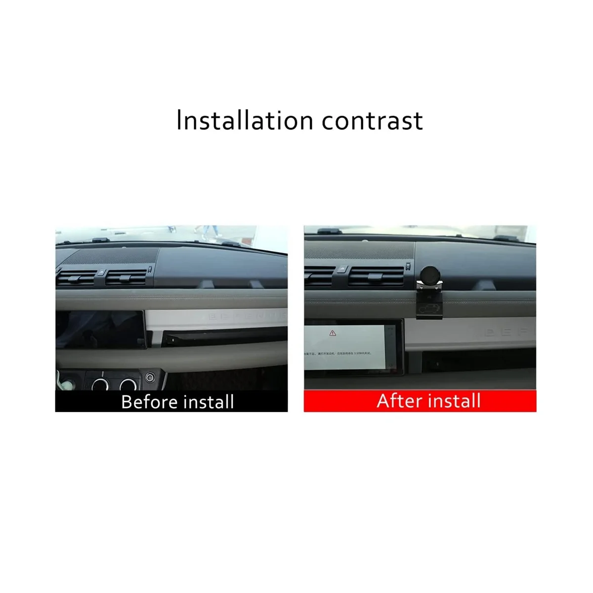 Держатель для мобильного телефона на центральную консоль приборную панель