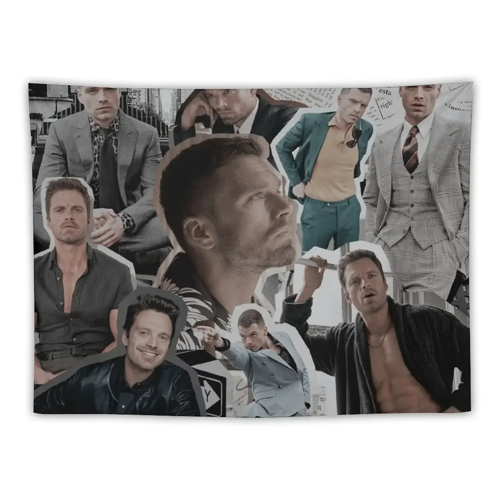 Себастьян Стэн гобелен украшения для дома предметы стен комнаты эстетический