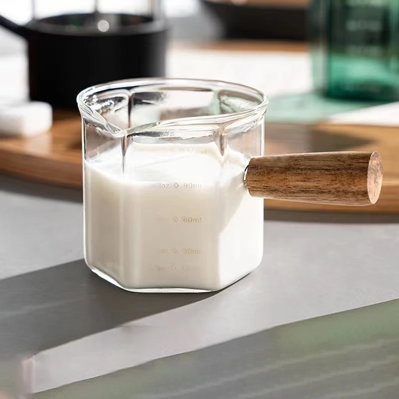 Термостойкая стеклянная мерная чашка для эспрессо 120 мл