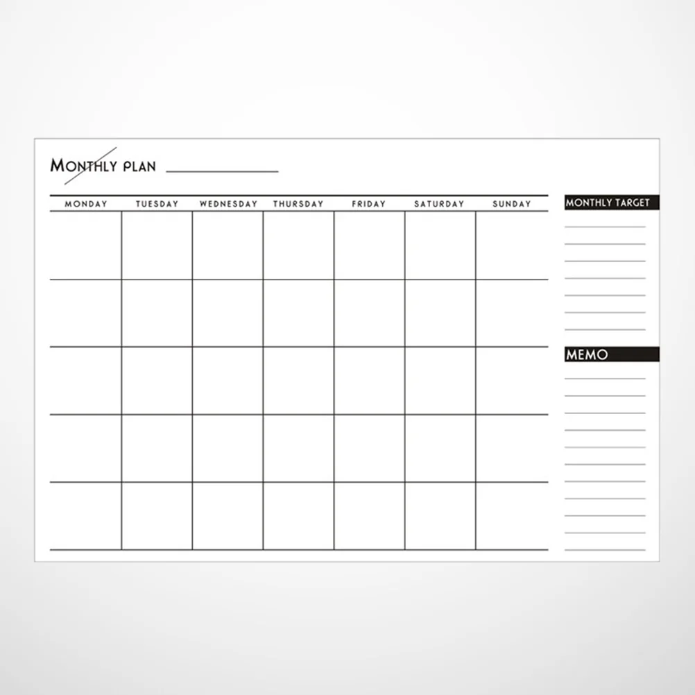 

12 Pcs Do List Memo Pad Notepads Work Schedules Monthly Planner Office Calendar