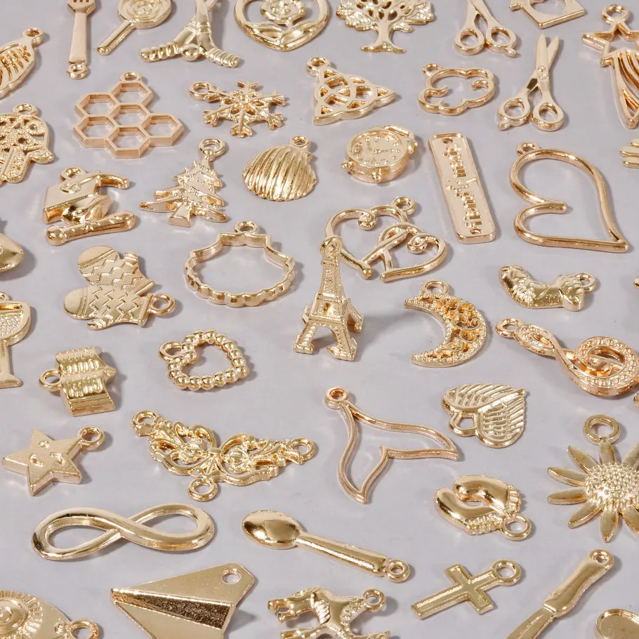 Новый 20/30/60 шт. Kc золотого цвета Древний Египет скарабей паук стрекоза животное