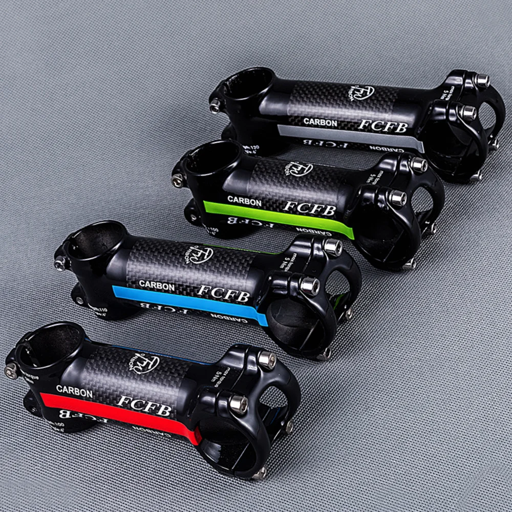 

Fcfb-запчасти из углеродного волокна и алюминиевого сплава для дорожного велосипеда, велосипедный шест, длина 60/70/80/90/100/110/120 мм