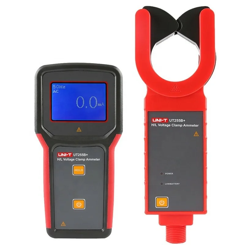 

2021 Newest UNI-T UT255B+ LCD backlight Automatic range high voltage clamp meter ac leakage current clamp meter