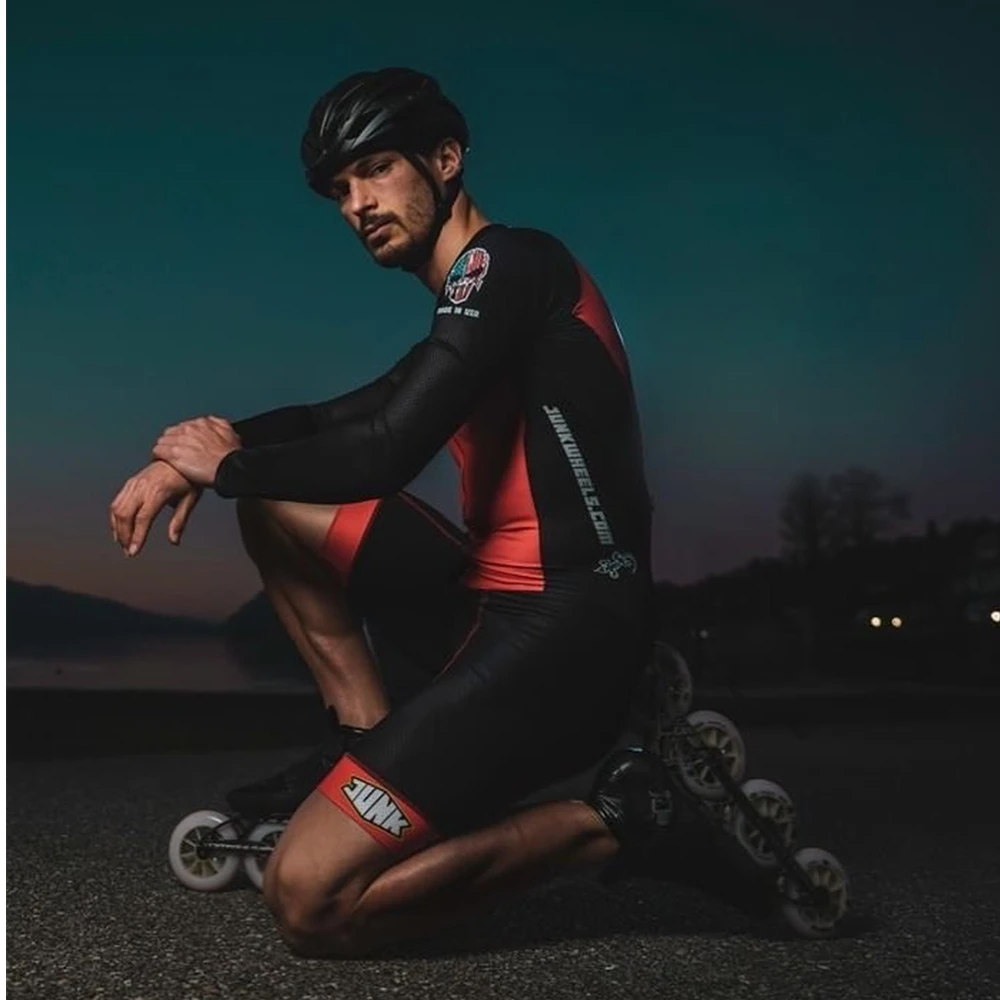 Униформа для мужчин костюм роликов профессиональный скоростной роликовых