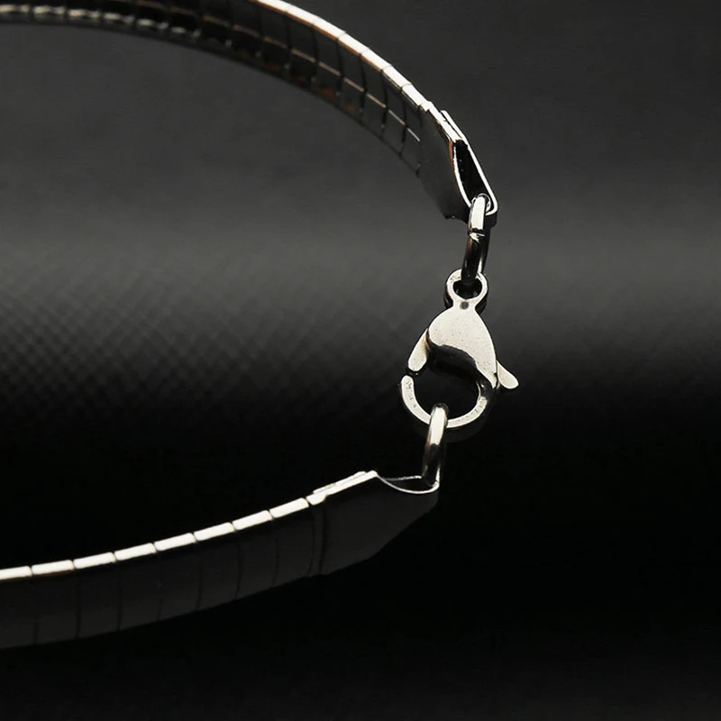 Фото Женский браслет-цепочка из Нержавеющей Стали Omega, модный простой браслет-цепочка на руку, амулетный браслет, ювелирные изделия, подарки для ... №5