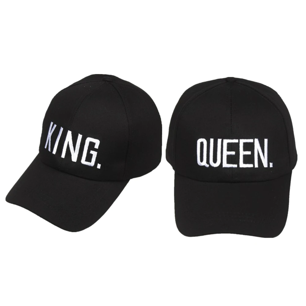 Бейсболка с вышивкой Queen 2022 Кепка плоским козырьком в стиле хип-хоп для пар