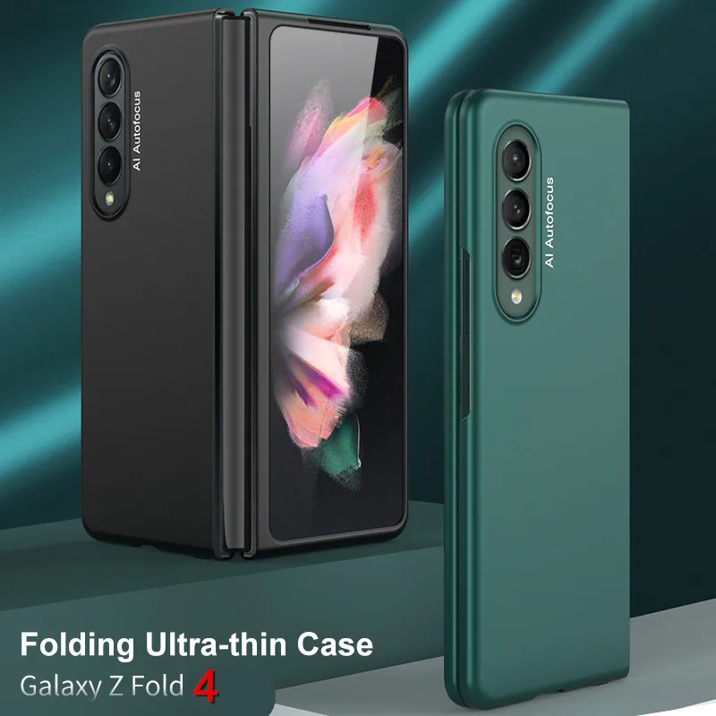 GKK армированный матовый складной чехол для Samsung Galaxy Z Fold 4 5G ультратонкий с полной - Цена: 2076