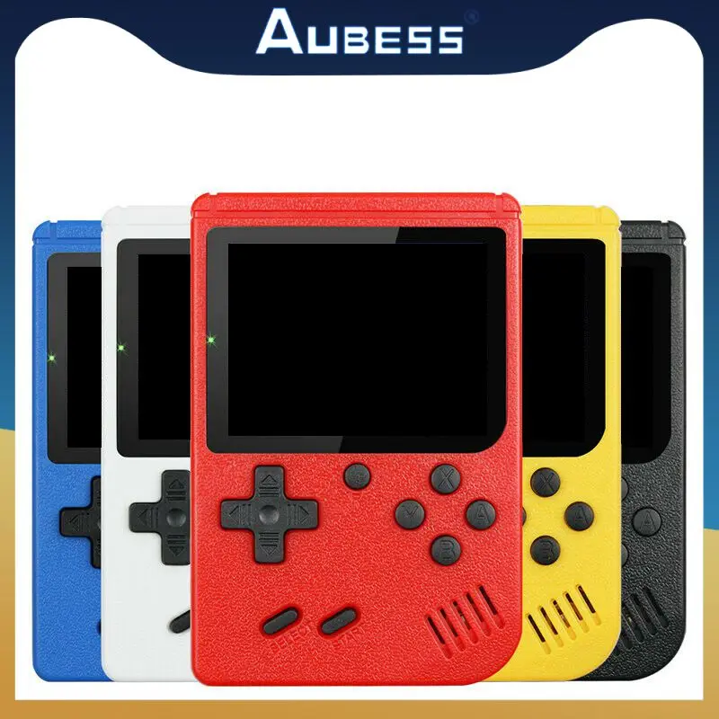 

500 Games Retro Video Game Console Rechargeable 2 Players Pocket Game Console Lightweight Connecting Tv For Kids Gift 1020mah