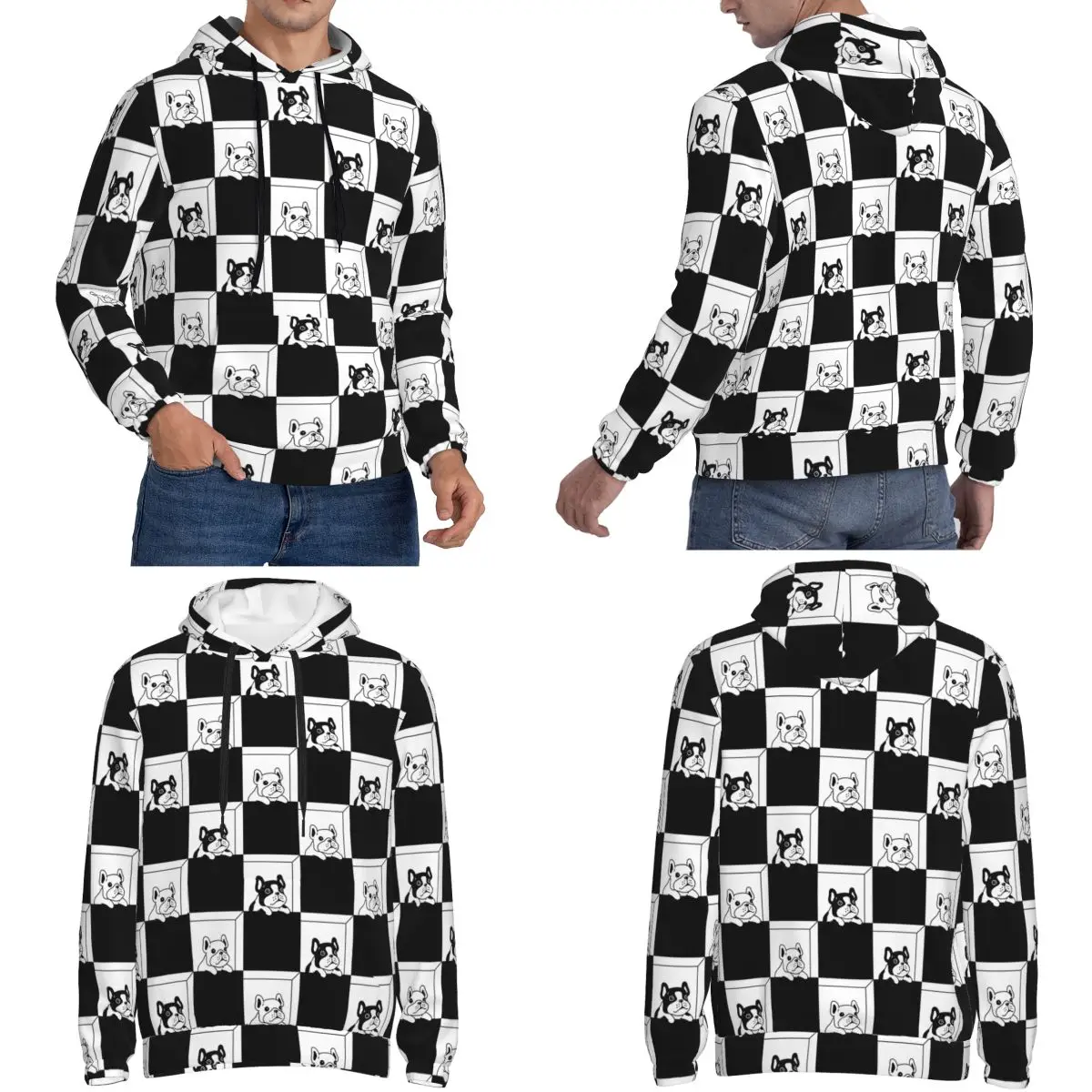 Толстовка с капюшоном и карманом для мужчин женщин свитшот 3D-принтом в виде