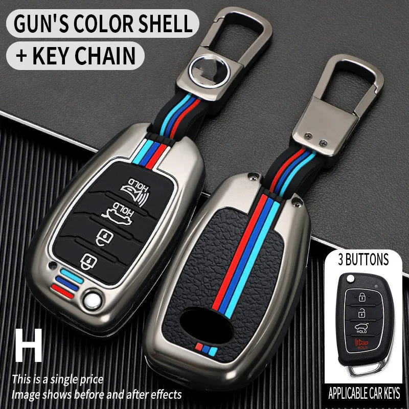 

Car Key Case For Hyundai ix35 elantra 2007 2008 2009 2010 2011 2012 2013 2014 2015 2016 Cover car accessories