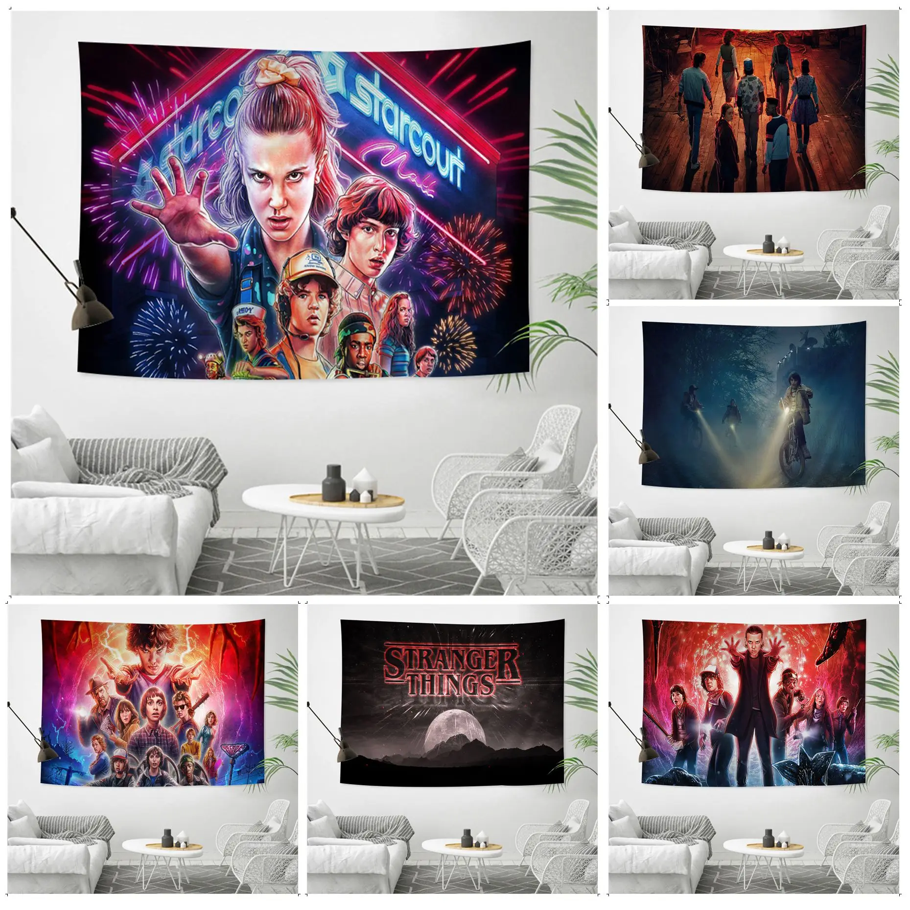 

Stranger Things Hanging Bohemian Tapestry Bohemian Wall Tapestries Mandala Art Home Decor