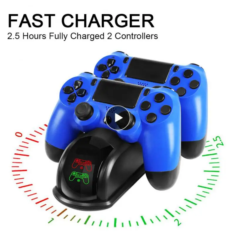 

Wireless Gamepad Controle Charger Dual Controllers Usb Fast Charging Dock Gaming Charging Stand Holder Gamepad Holder Base Stand