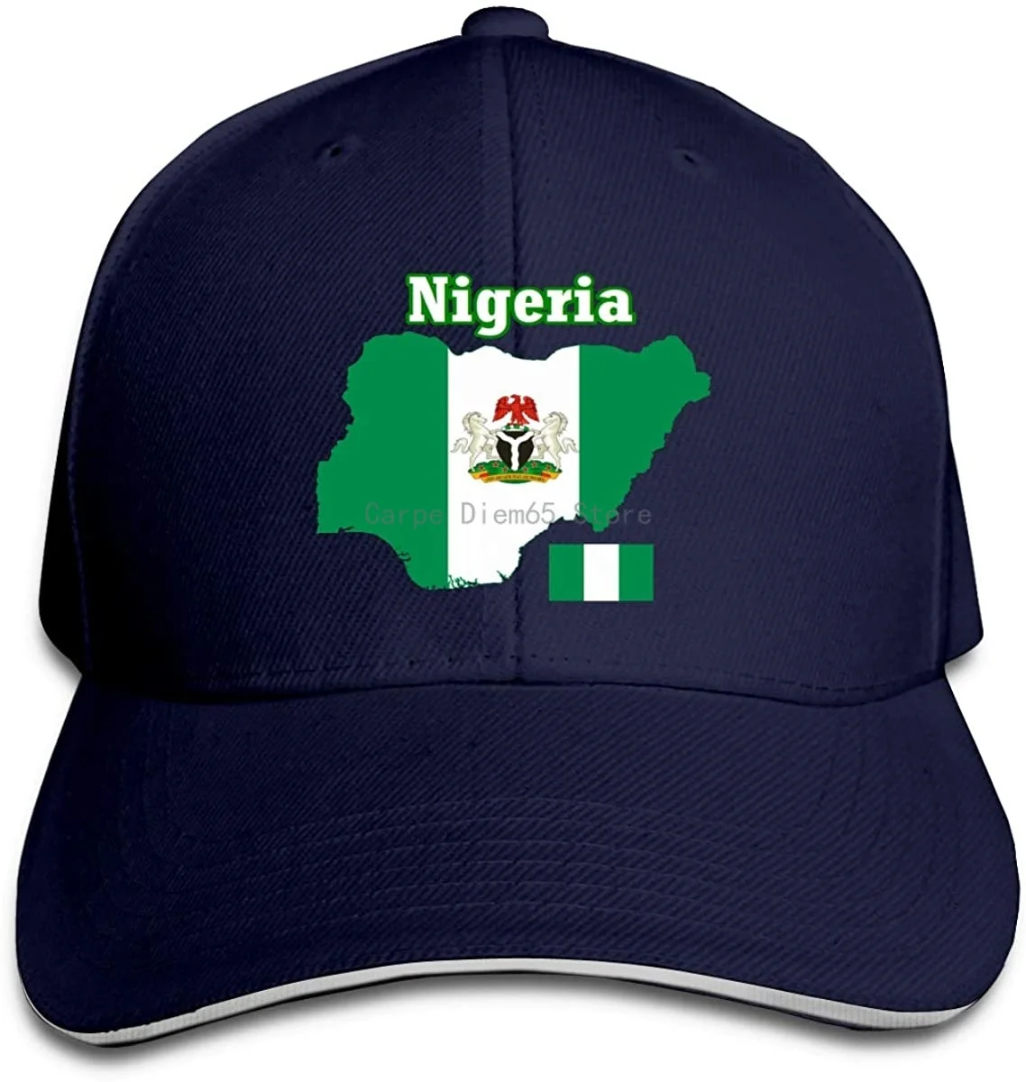 

Бейсболка унисекс с флагом карты Нигерии, Кепка-сэндвич, обычная Кепка s, джинсовая кепка s