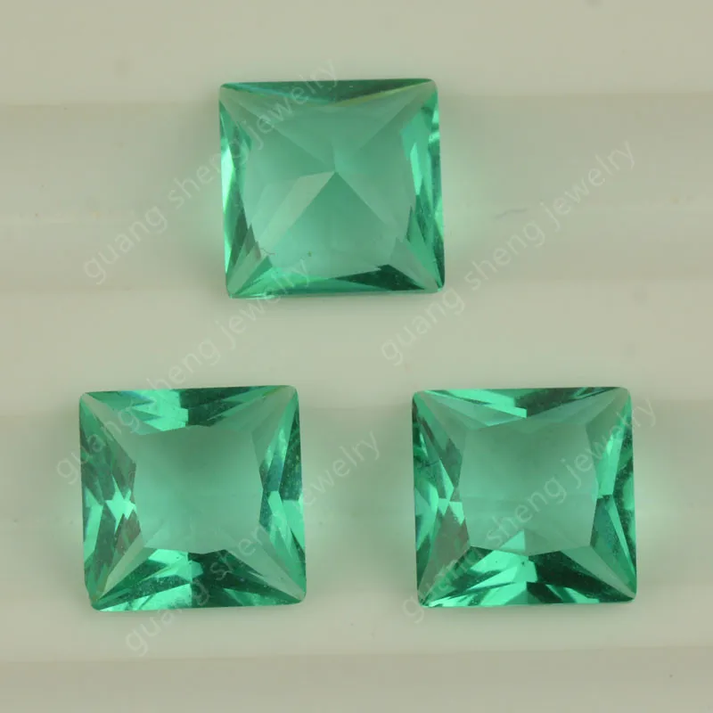 GS восковой камень 2x2 ~ 12x12 мм свободная огранка принцессы квадратной формы нано